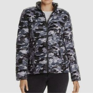 AQUA Women's Camouflage Puffer Jacket